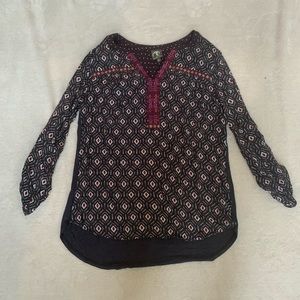 Anthropologie Embroidered Top